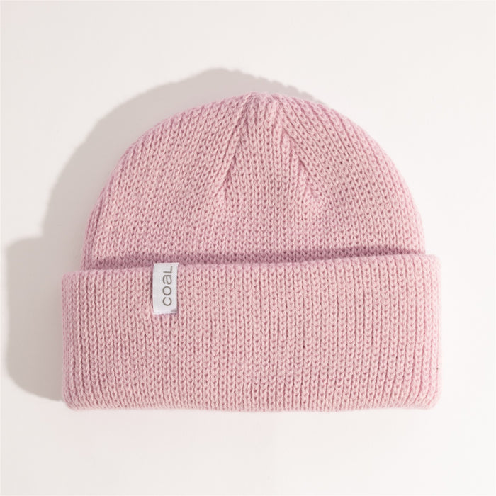 Coal The Frena Thick Knit Cuff Low Profile Beanie Unisex OSFM Mauve Pink New