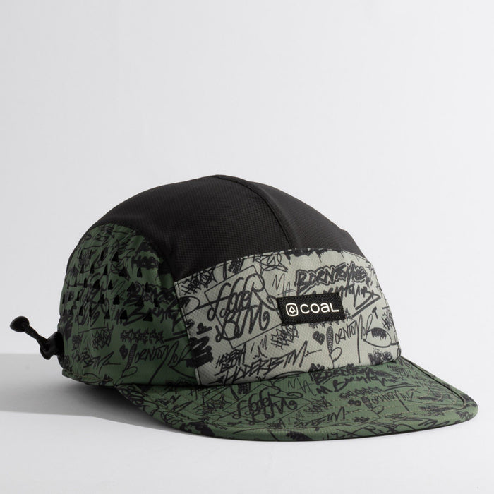 Coal The Provo Cap UPF Tech 5 Panel Camp Hat, Adjustable Fit, Hoder Green New