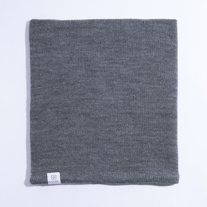 Coal The FLT NW Recycled Knit Gaiter Neck Warmer Charcoal Grey New