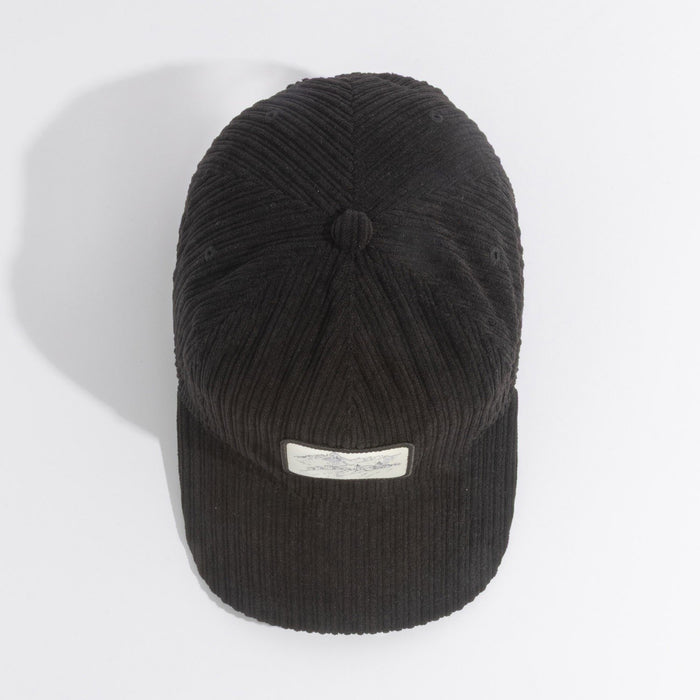 Coal The Rally Cry Cap Low Profile Corduroy Hat, Adjustable Strapback, Black New
