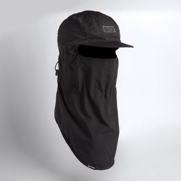 Coal The Sentinel Water Resistant Tech Brim Hood Balaclava Solid Black New