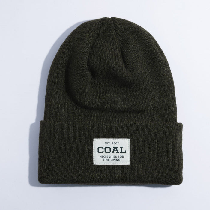 Coal The Uniform Knit Cuff Beanie Olive Black Marl Unisex OSFM New