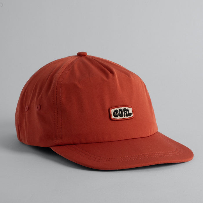 Coal The Hardin Cap Technical Camp Hat, Adjustable Strapback, Terracotta New