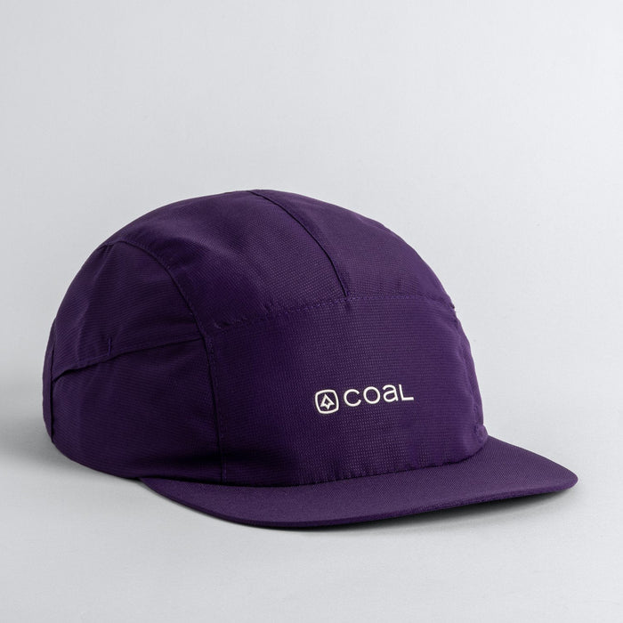 Coal The Rambler Cap Ultra Low Camp Hat, Adjustable Strapback, Deep Purple New