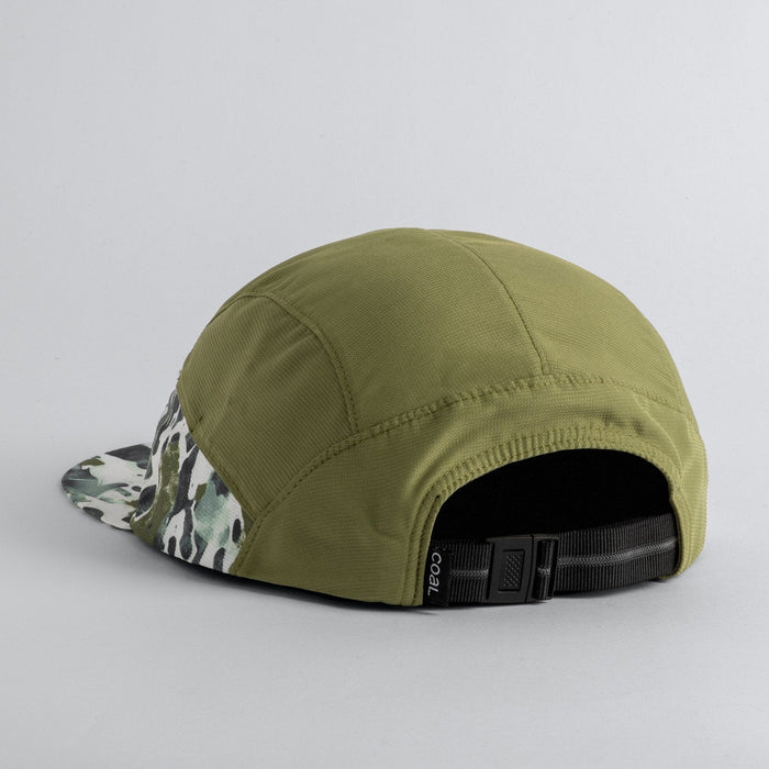 Coal The Rambler Cap Ultra Low Camp Hat, Adjustable Strapback, Olive Camo New