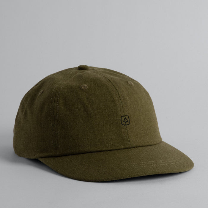 Coal The Evergreen Hat 6 Panel Dad Cap, Adjustable Strapback, Olive Green New