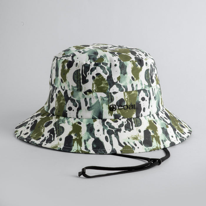 Coal The Banks Full Brim Bucket Hat, Large 60.5 cm, Olive Camo New