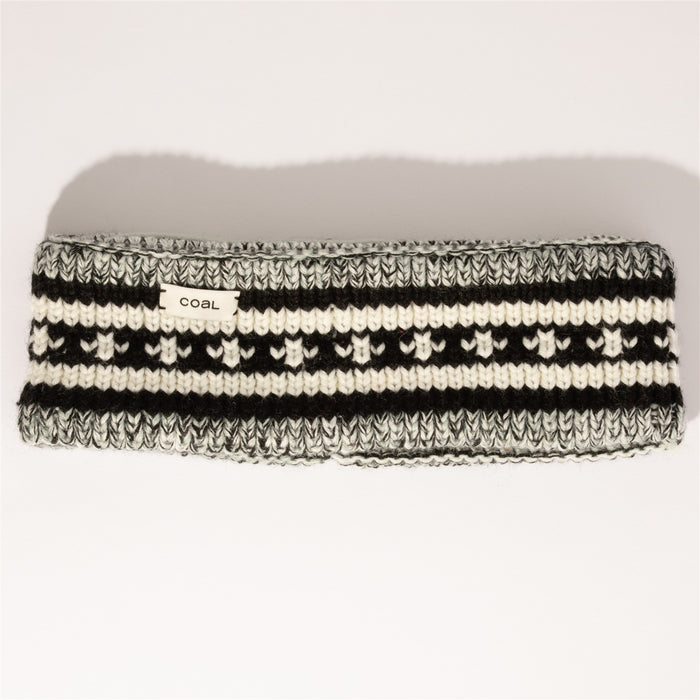 Coal The Dori Knit Unisex Fleece Lined Headband OSFM Black / White New