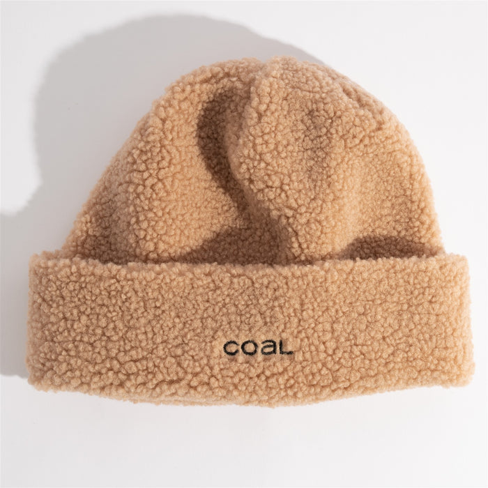 Coal The Cloudfleece Cuffed Tall Beanie Unisex OSFM Khaki New
