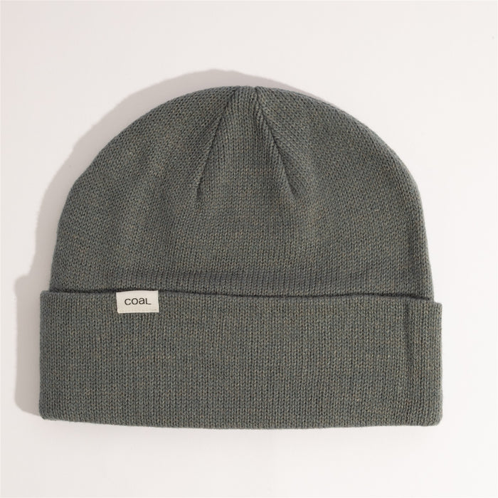 Coal The FLT Recycled Polyana Jersey Knit Beanie OSFM Storm Gray New