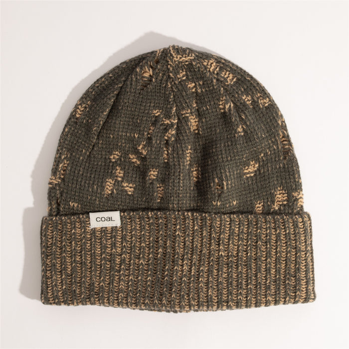 Coal The Notch Mid Length Textured Beanie OSFM Sage Marl New