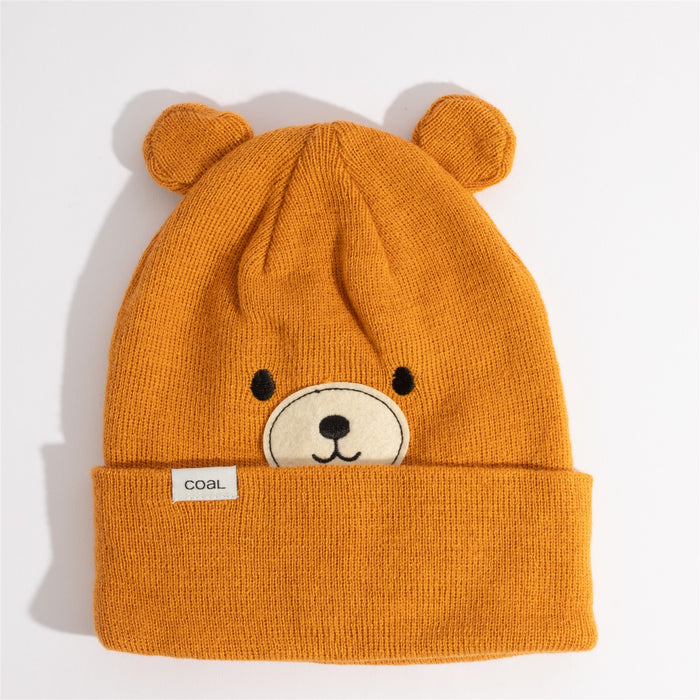 Coal The Wildlings Kids Beanie, OSFM Unisex Children, Brown Bear New