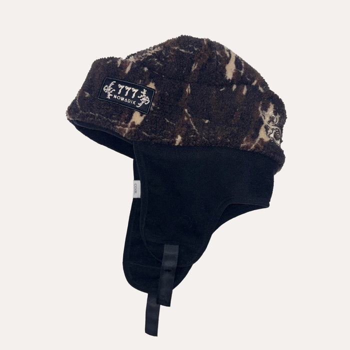 Coal The Kazu 777 Mid Length Fleece Earflap Beanie OSFM Camo New