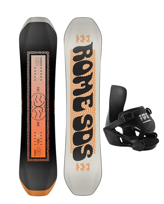 Rome SDS Minishred Snowboard 90 cm Kids' Mini-Shred New 2024 with Bindings