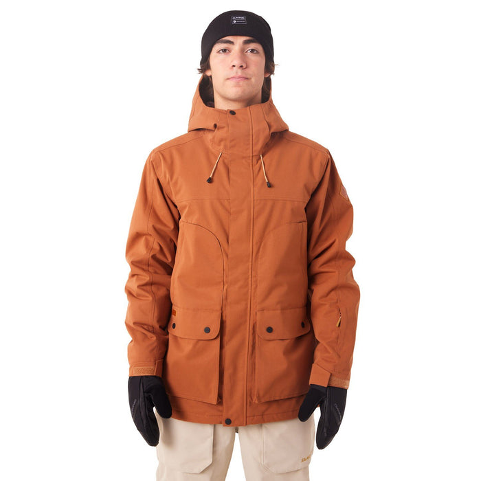 Dakine Yukon Snowboard Jacket Men's Large Argan Oil Brown New