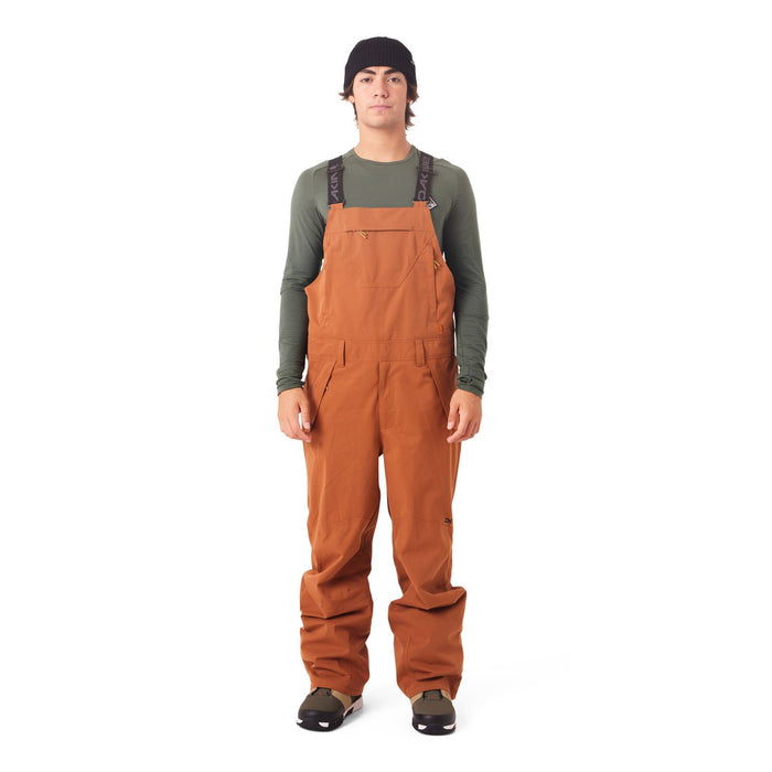 Dakine Scout Bib Shell Snowboard Pants Men's XL Extra Large Argan Oil Brown New