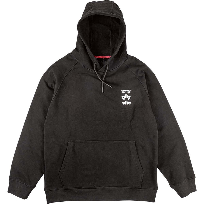 Rome Snowboard Men's Basic Pullover Hoodie Large Black New