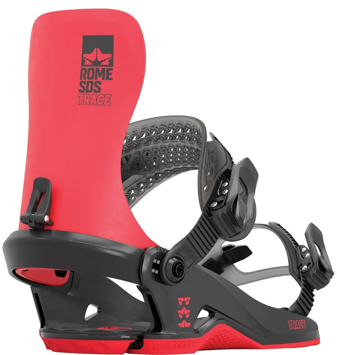 Rome Trace Snowboard Bindings Mens M/L Black/Red (US 7.5 - 10) New