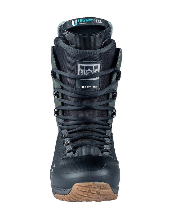 Rome Libertine Lace Snowboard Boots Men's Size 10 Black/Olive New 2024