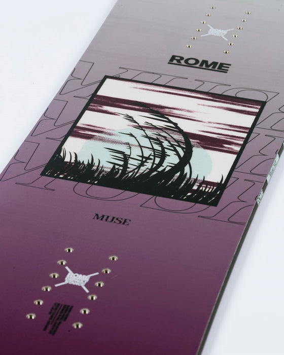 Rome Muse Women's Snowboard 143 cm Directional Twin Fusion Camber 2025 Demo