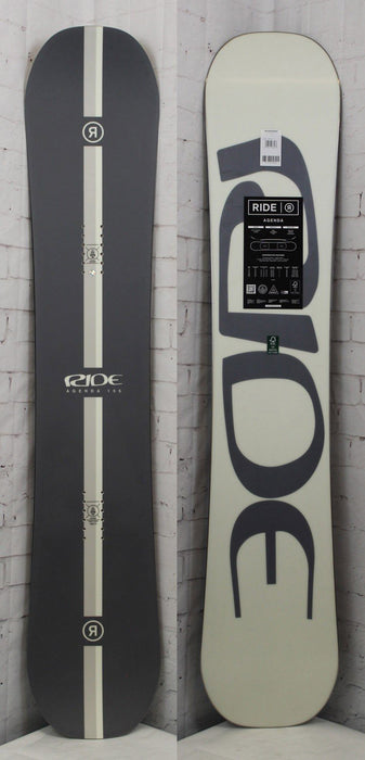 Ride Agenda Men's Snowboard 155 cm, All Mountain Twin, White Base New 2025