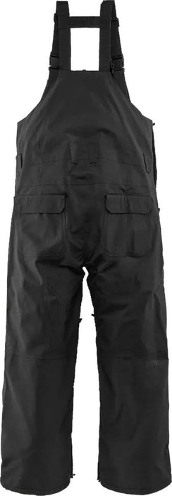Thirtytwo Basement Bib Shell Snowboard Pants, Men's Medium, Solid Black New