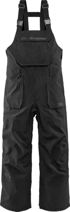Thirtytwo Basement Bib Shell Snowboard Pants, Men's XL Extra Large, Solid Black
