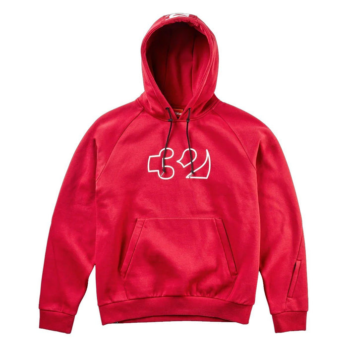 Thirtytwo Team Tech x Hansen Pullover Hoodie Men's Large Brick Red New