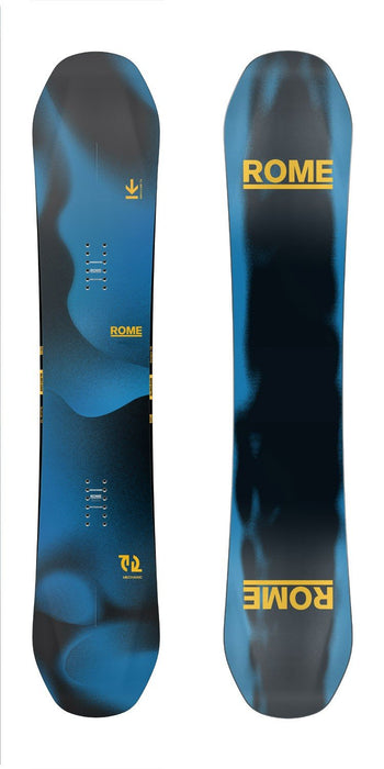 Rome Mechanic Men's Snowboard 156 cm with Trace HW Bindings, Black New 2026