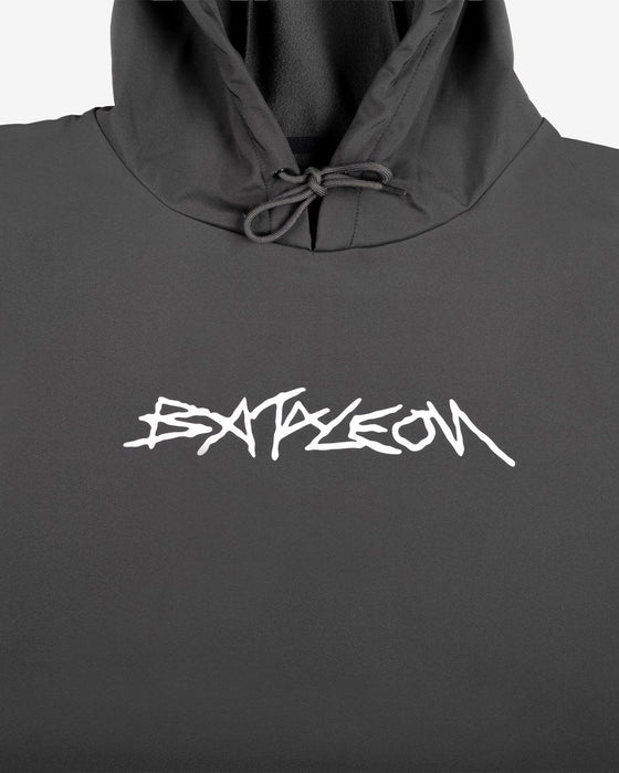 Bataleon Snowproof Snowboard Pullover Riding Hoodie, Men's Large, Charcoal Black