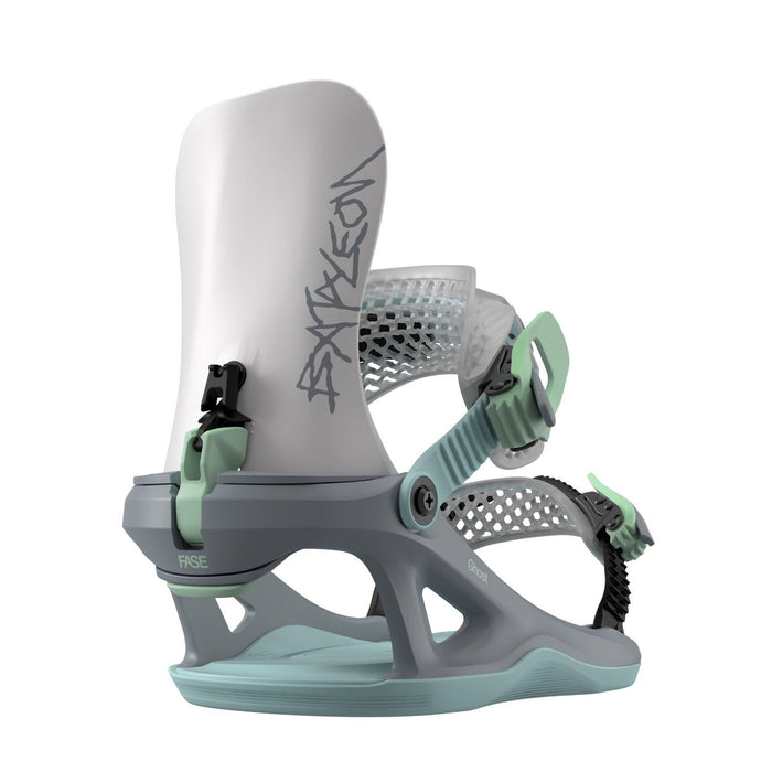 Bataleon Women's Ghost FASE Snowboard Bindings, Small (US Women 6.5-9) Gray 2027