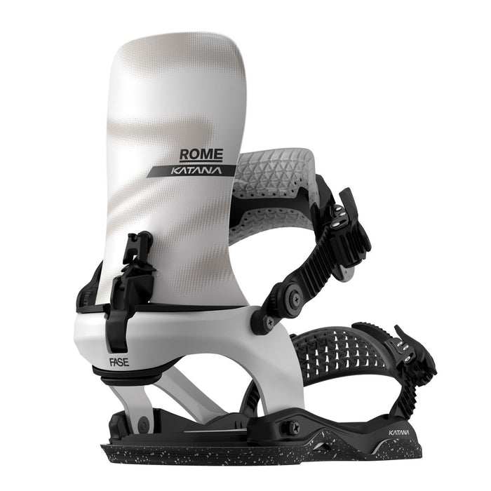 Rome Katana AW FASE Snowboard Bindings L/XL (Mens 10.5-12.5) White 2027