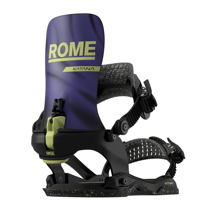 Rome Katana AW FASE Snowboard Bindings M/L (Mens 7.5-10) Team Purple 2027