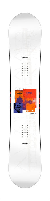 Rome Agent Wide Men's Snowboard 161 cm True Twin Fusion Camber All-Mountain 2027