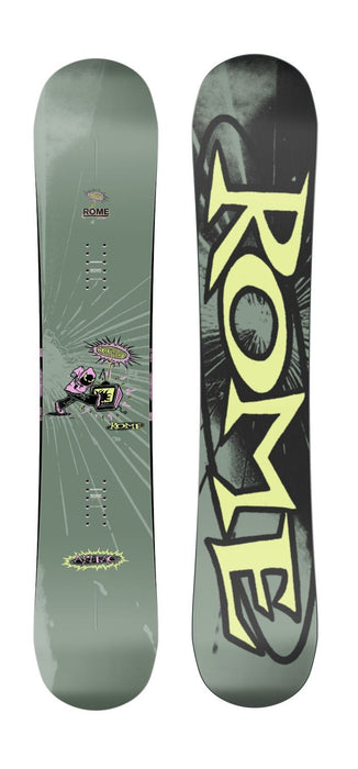 Rome Artifact Wide Men's Snowboard 160 cm True Twin Camber Park New 2027