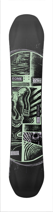 Rome Boneless Mens All Mountain, True Twin Snowboard 150 cm, New 2027