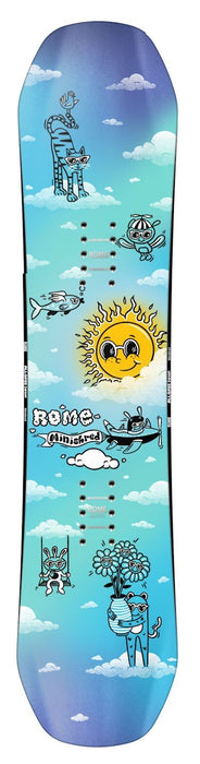 Rome Minishred Youth Snowboard 90 cm Mini-Shred True Twin All-Mountain New 2027