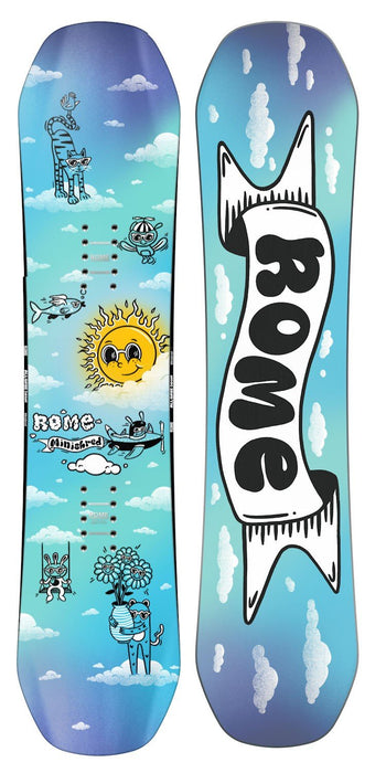 Rome Minishred Youth Snowboard 90 cm Mini-Shred True Twin All-Mountain New 2027