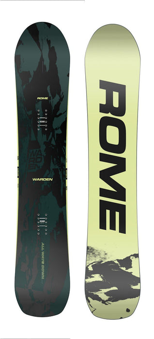 Rome Warden Wide Men's Snowboard 161 cm Directional Twin Fusion Camber New 2027