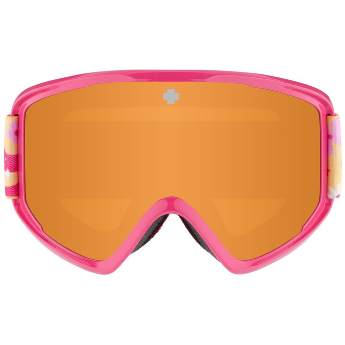 Spy Crusher Elite Jr ECO Snow Goggles Pink Party Frame, LL Persimmon Lens New
