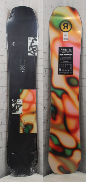 Ride Moderator Unisex Snowboard 151 cm, All Mountain Directional, New 2025