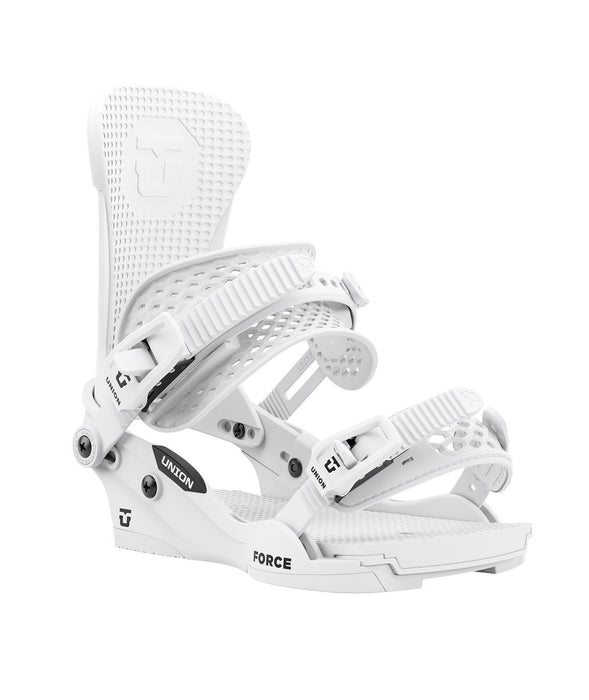 Union Force Classic Snowboard Bindings, Men's Small (US 5-7.5), White New 2026