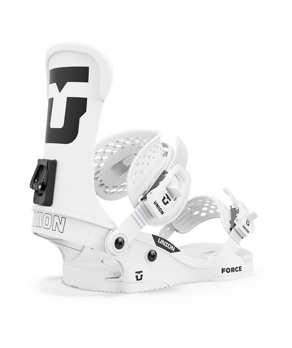 Union Force Classic Snowboard Bindings, Men's Small (US 5-7.5), White New 2026