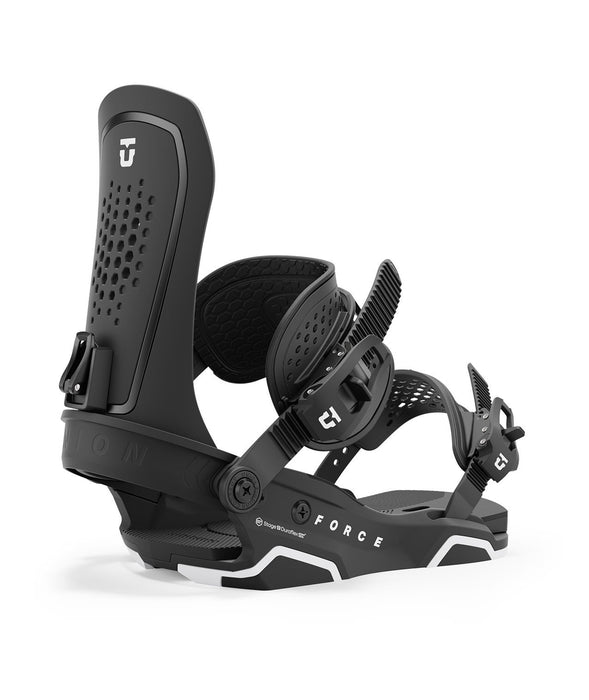 Union Force Snowboard Bindings, Mens Medium (US 8-10), Black New 2025