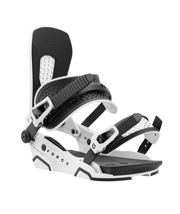 Union Force Snowboard Bindings, Mens Large (US 10.5-13), White New 2025