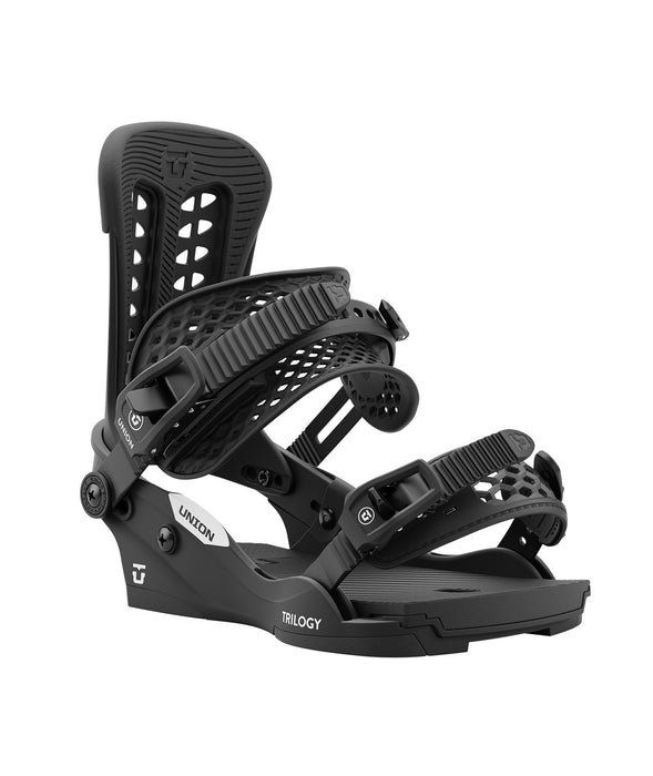 Union Trilogy Classic Snowboard Bindings Women's Large (US 9-11) Black New 2025