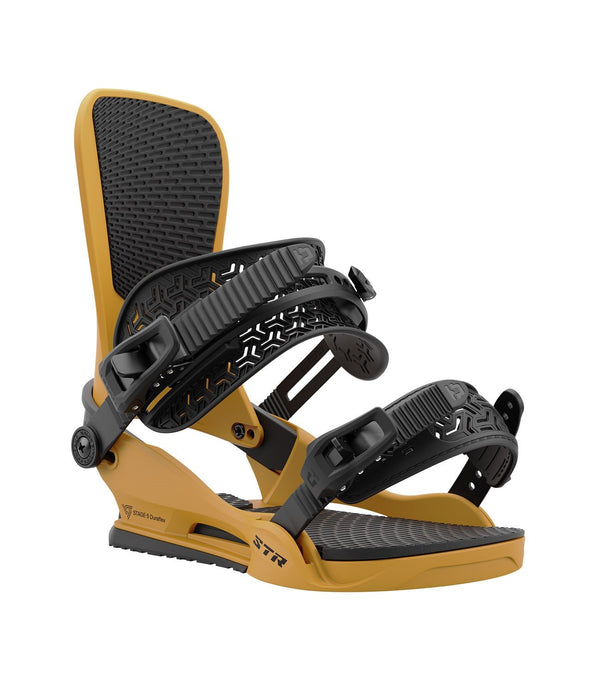 Union STR Snowboard Bindings, Men's Medium (US 8-10), Mustard New 2025