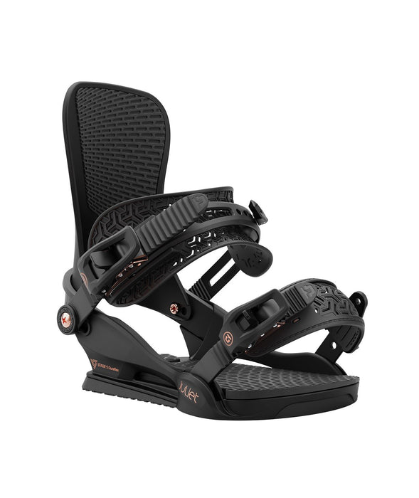 Union Juliet Snowboard Bindings Women's Large (US 9-11) Black New 2025