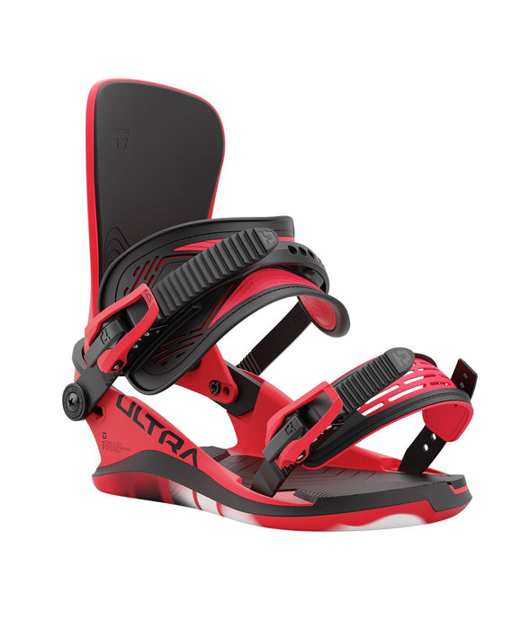 Union Ultra Snowboard Bindings, Men's Medium (US 8-10), Hot Red New 2025