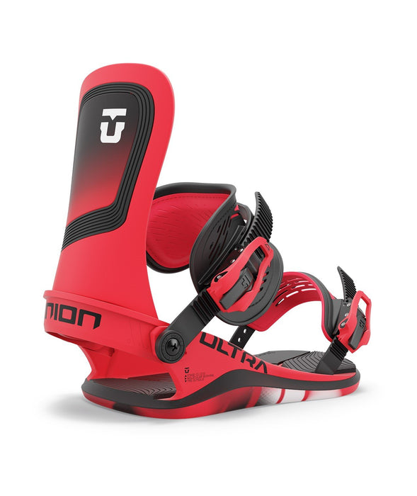 Union Ultra Snowboard Bindings, Men's Large (US 10.5-13), Hot Red New 2025